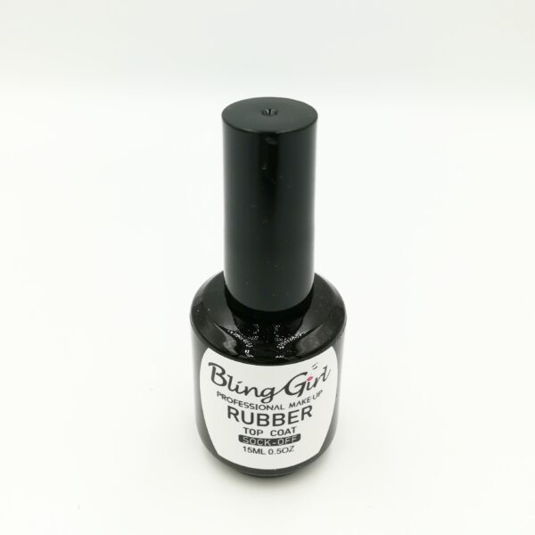 15ml Rubber Top Coat - D Beauty Bar