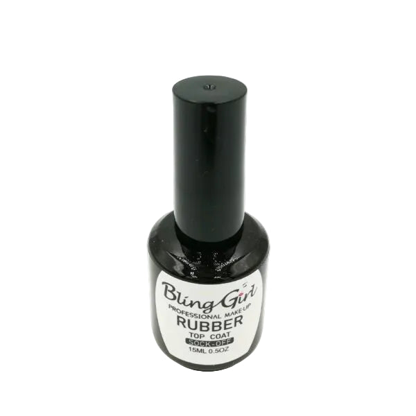 15ml Rubber Top Coat - D Beauty Bar