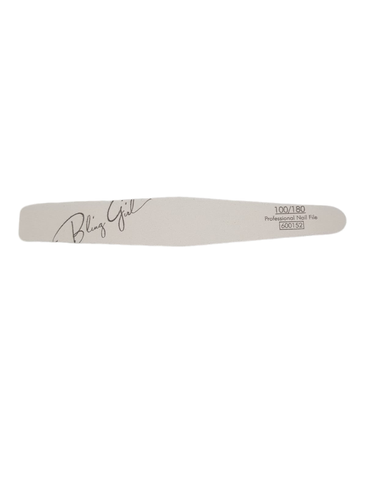 Bling girl white nail file
