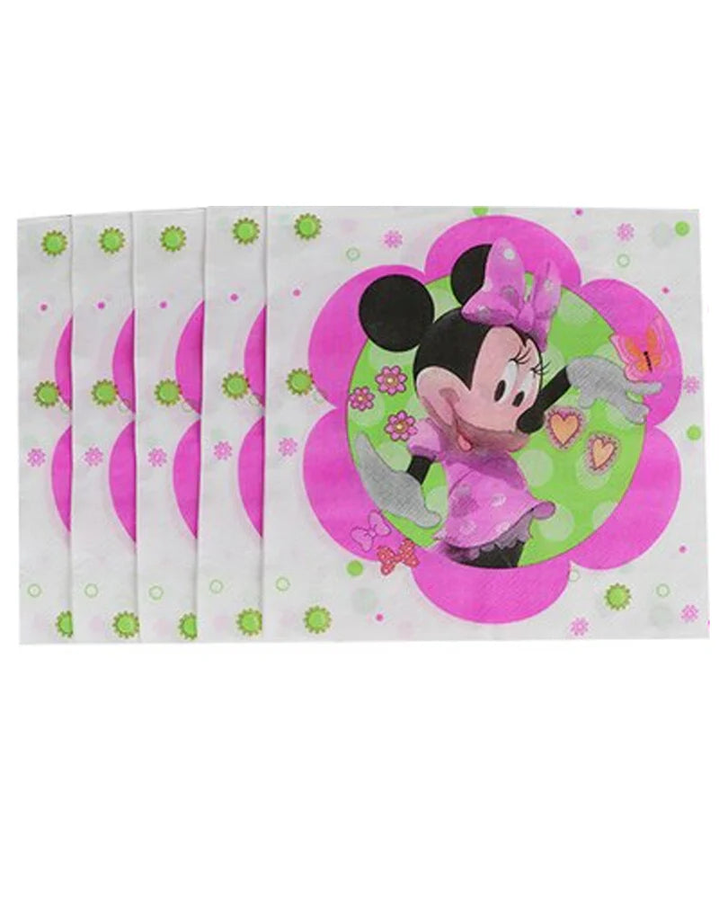 Minnie Mouse Serviettes -Pack of 10