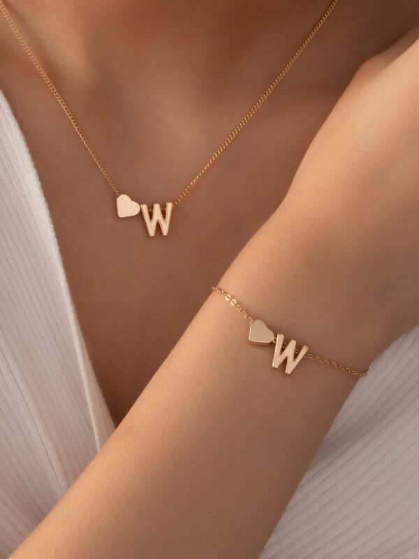 Alphabet Neck & Handchain - W - D Beauty Bar