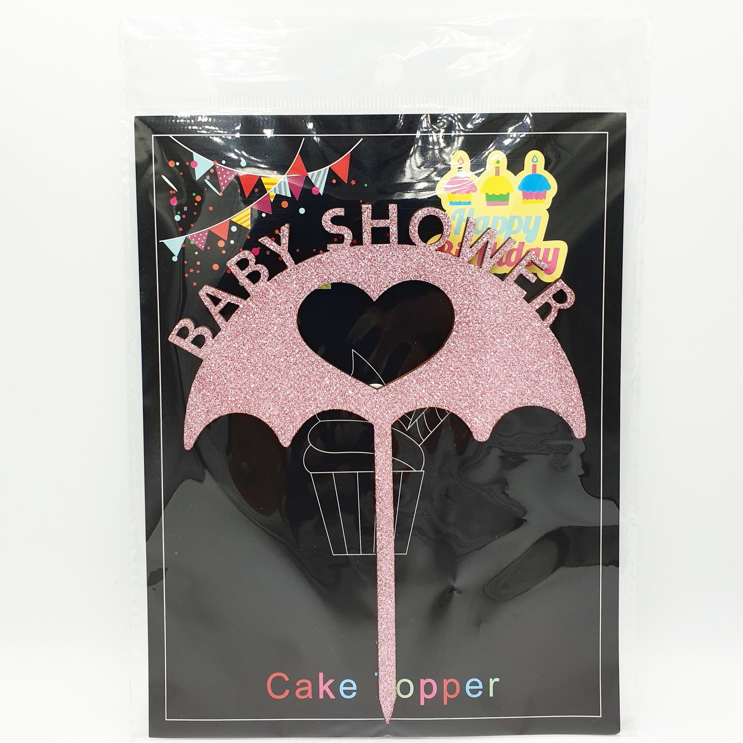 Baby Shower Cake Topper-Blue and Pink