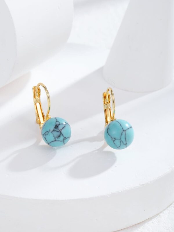 Blue Bead Earring - D Beauty Bar