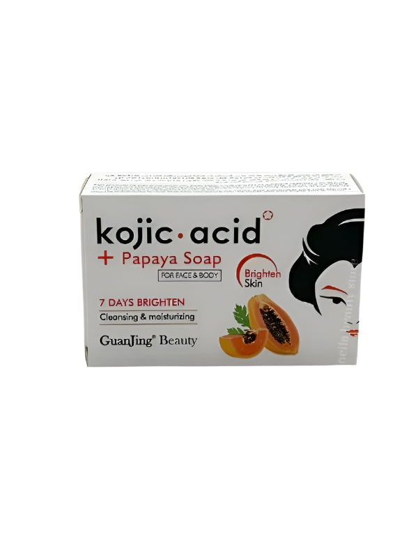 Guanjing Beauty Kojic Acid + Papaya Soap