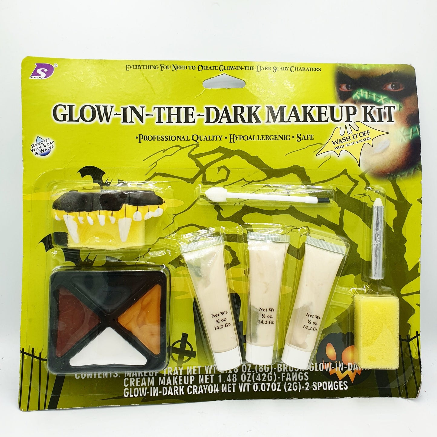 Halloween Glow In The Dark Makeup Kit