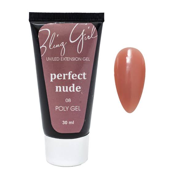 Bling girl polygel-perfect nude