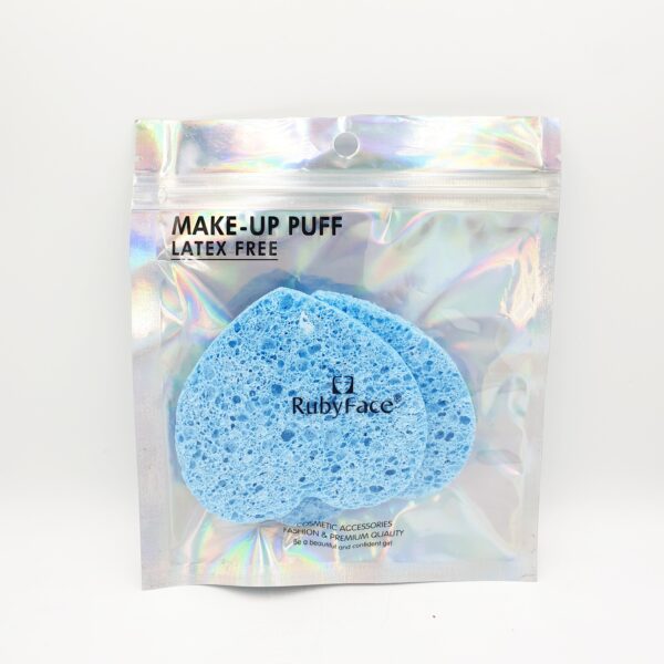 2 Pack facial sponges - Heart - D Beauty Bar