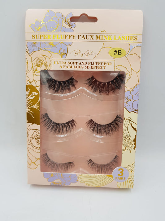 Strip Lashes - 3 pack