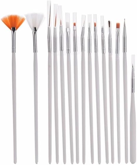 15 Piece Nail Art Brush Set - D Beauty Bar