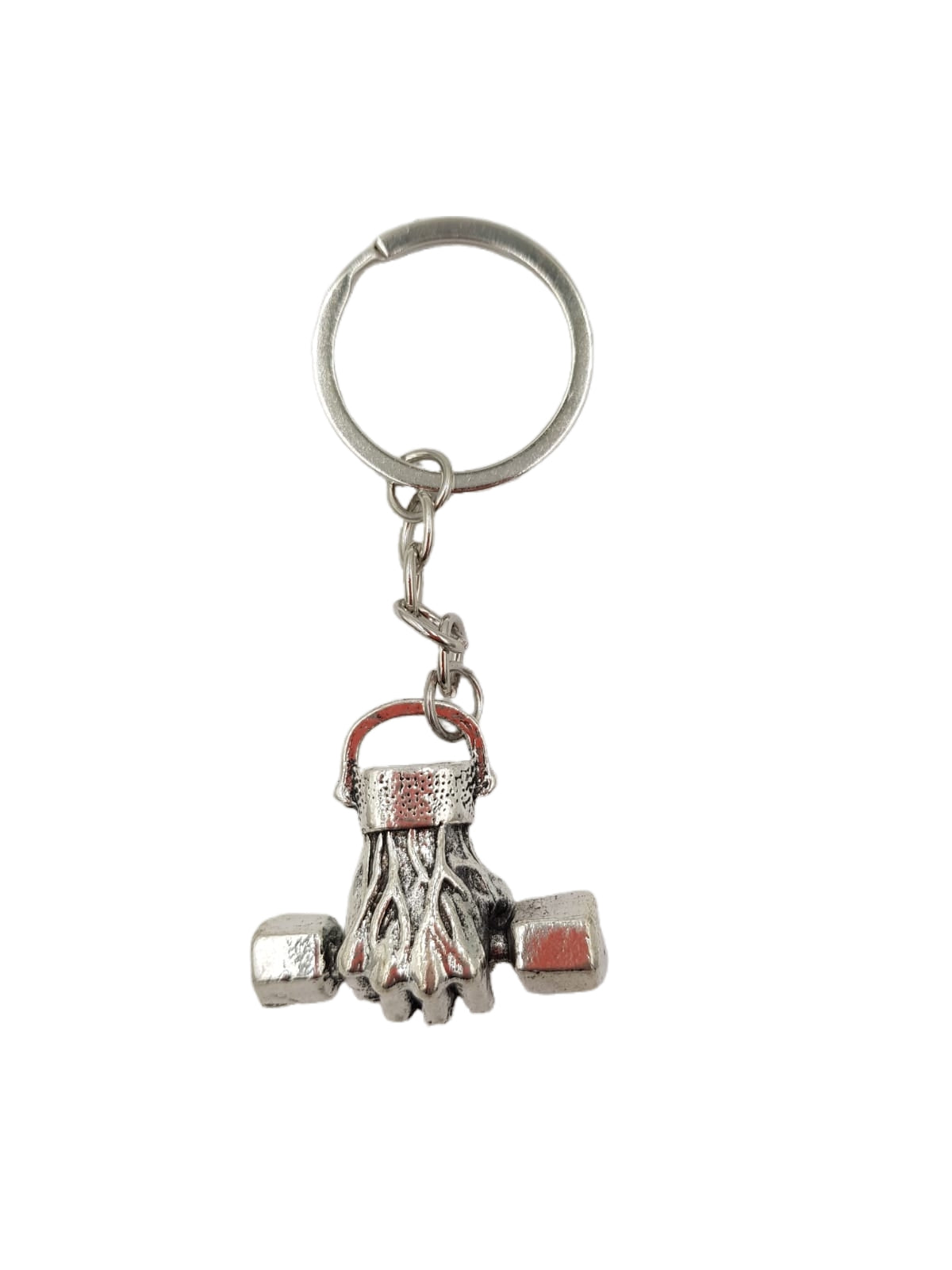 Silver Weights Keyring