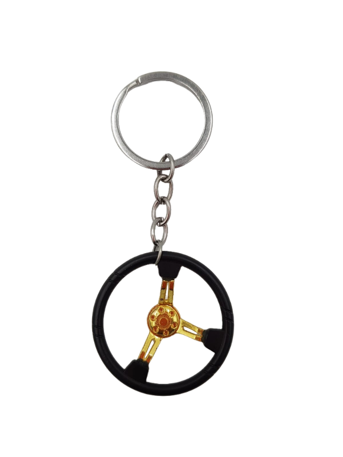 Silver Wheel Keyring