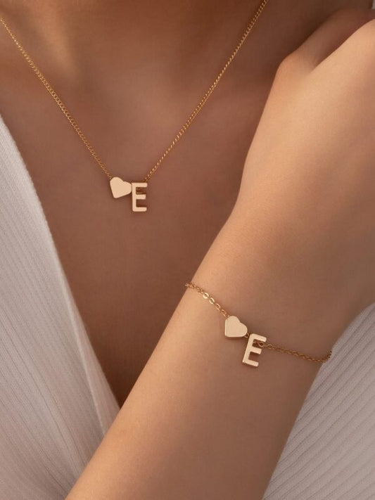 Alphabet Neck & Handchain - E - D Beauty Bar