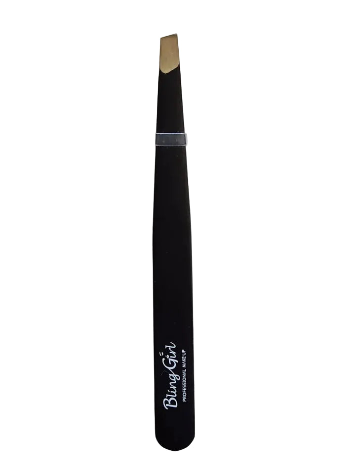 Bling Girl Eyebrow Tweezer Pointed Slant - D Beauty Bar