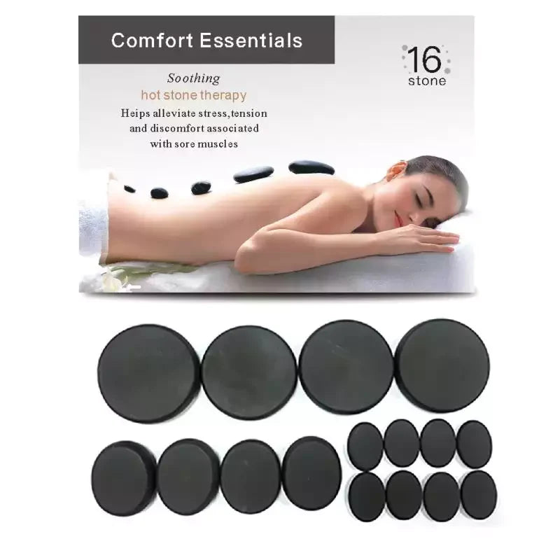 Comfort Essentials Soothing Hot Stone Therapy (16pcs) - D Beauty Bar