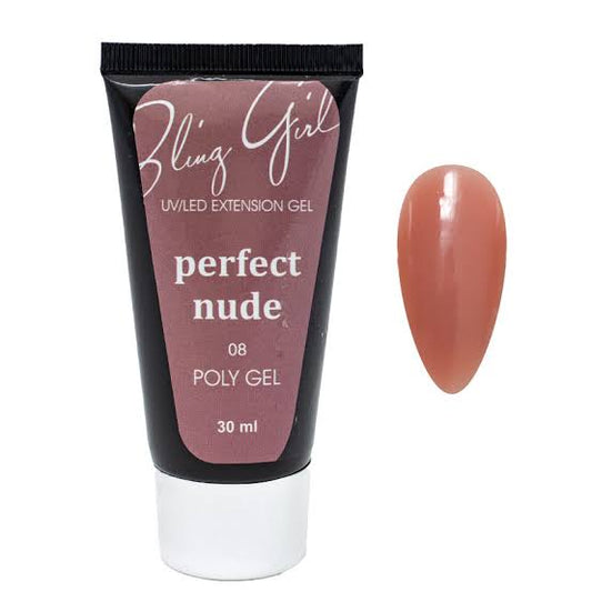 Bling girl polygel-perfect nude