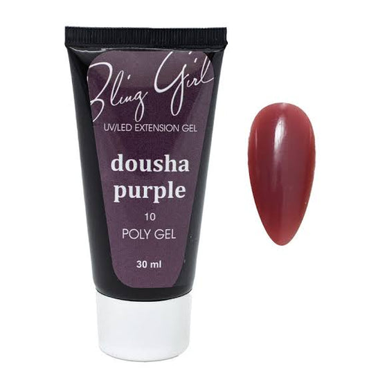 Bling girl polygel- dousha purple