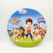 Paw Patrol Plates- pack of 10